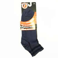 BLACK WRIGHTSOCK DOUBLE LAYERR ANKLE LENGTH SOCK