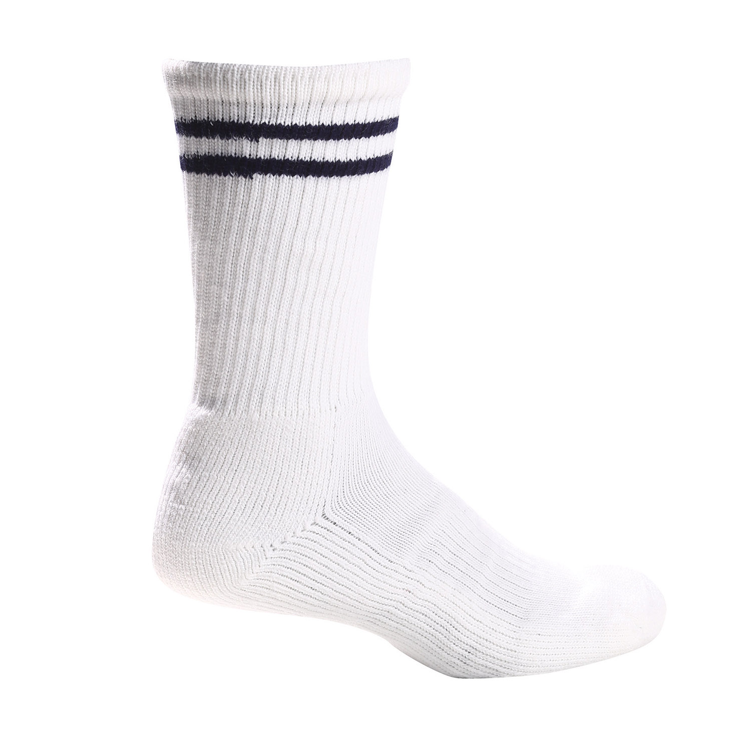 WHITE POSTAL CREW SOCK NYLON/COTTON